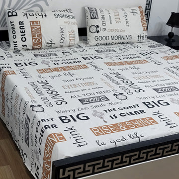 Sher Fabrics | 3pc Crystal Cotton Bedsheets
